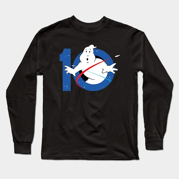 10th Anniversary Long Sleeve T-Shirt by Houston Ghostbusters